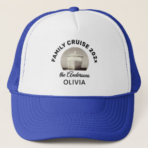 Boné Trucker Clássico Azul Personalizado Família C