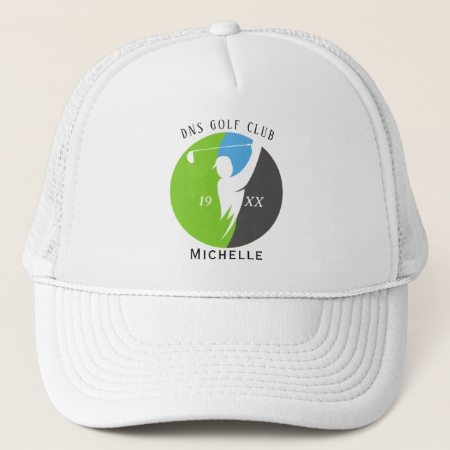 Boné Trucker Clássico com Nome Personalizado de Go (Frente)