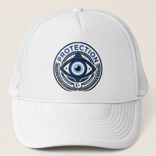 Boné Trucker com Gráfico Olho do Mal