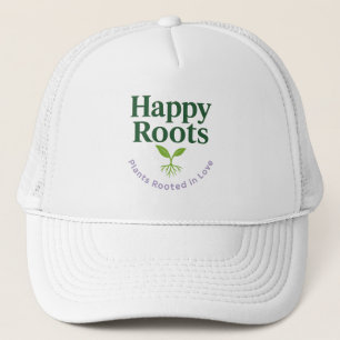 Boné Trucker com Logo Happy Roots