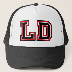 Boné Trucker com Monograma "LD"