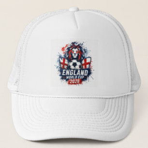 Boné Trucker da Inglaterra Copa do Mundo 2026 Leão