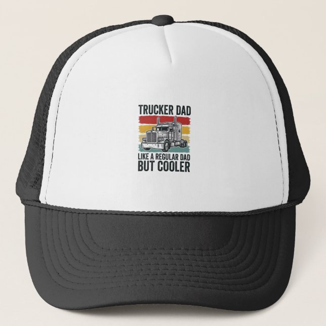 Boné Trucker Dad Like a Regular Dad But Cooler Shirt_1 (Frente)