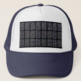 Boné Trucker de Espuma Geometric Pulse