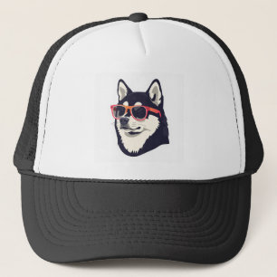 Boné Trucker de Espuma Personalizado Cool Husky, B