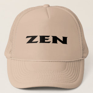 Boné trucker de espuma preto caqui Zen