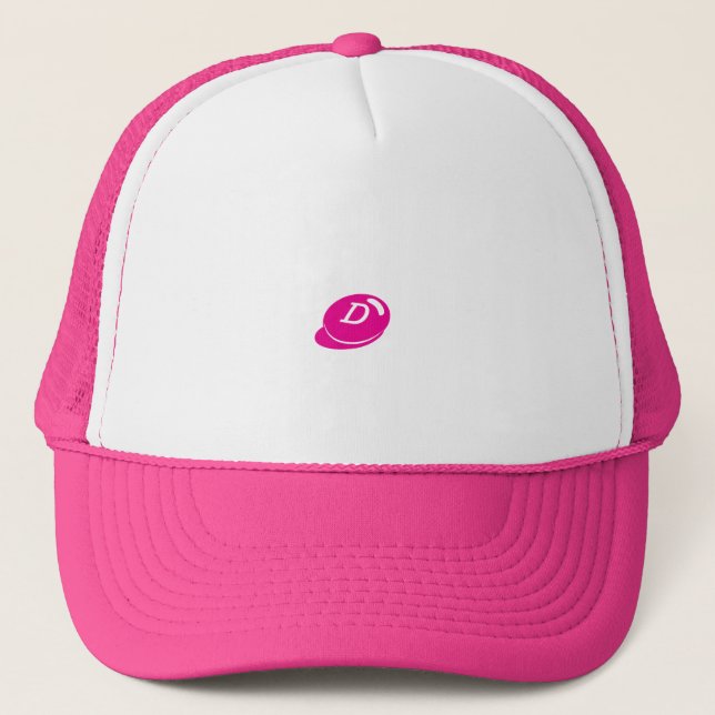 Boné Trucker de Texto Personalizado "D" - Tampa Ro (Frente)