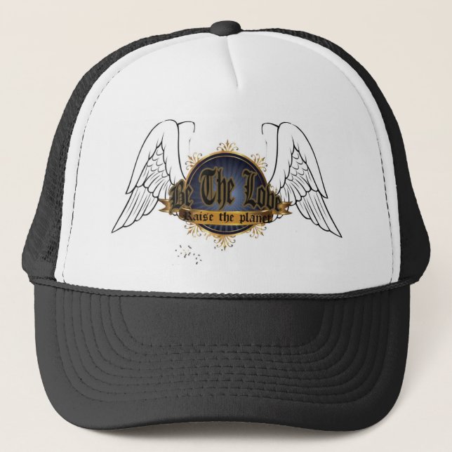 BONÉ TRUCKER-HAT BE THE LOVE BLK (Frente)