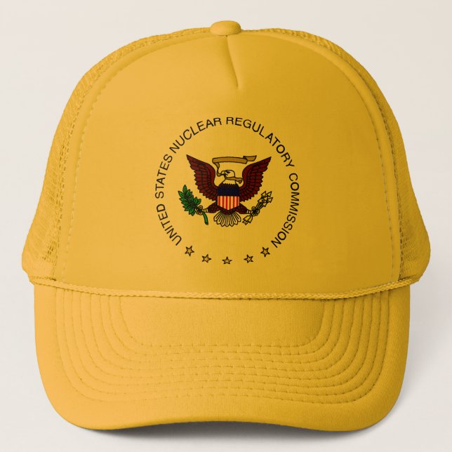 Boné Trucker Hat da Comissão Reguladora Nuclear (Frente)