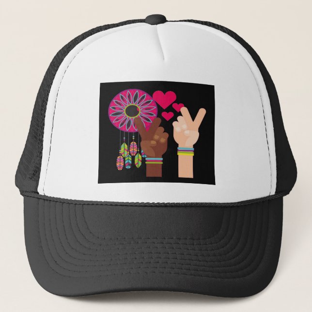 Boné Trucker Hat da Paz (Frente)