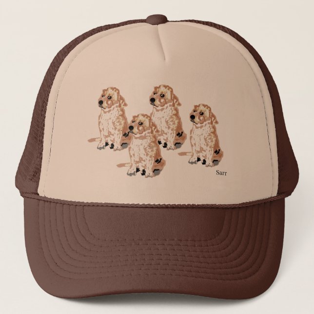 Boné Trucker Hat: Labrador Retriever (Frente)