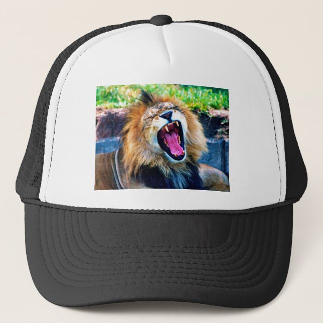 Boné Trucker Hat lion (Frente)