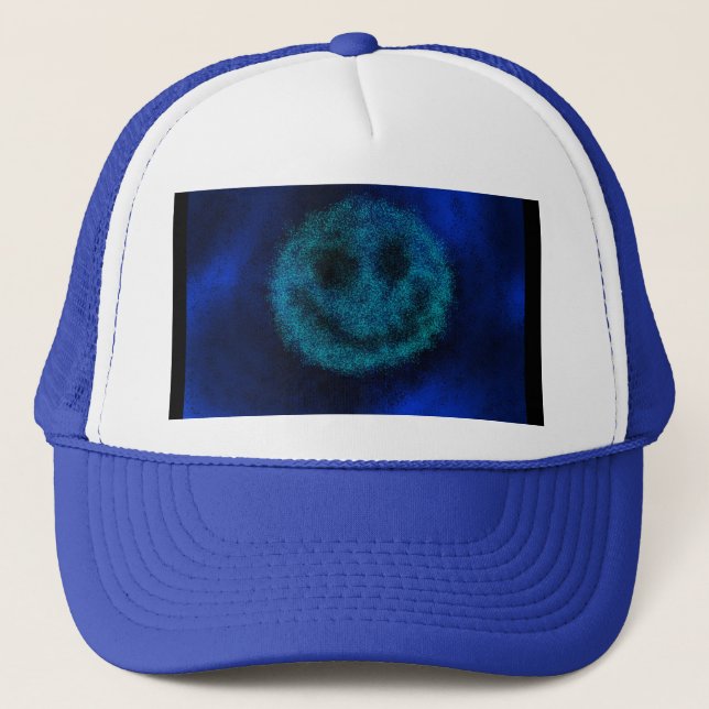 Boné Trucker Hat Smiley face assustador (Frente)