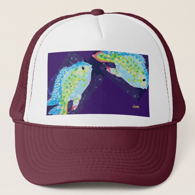 Boné Trucker Hat: Swimgly (Frente)