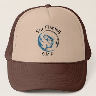 Boné Trucker Hat Tan e Brown Fisheries