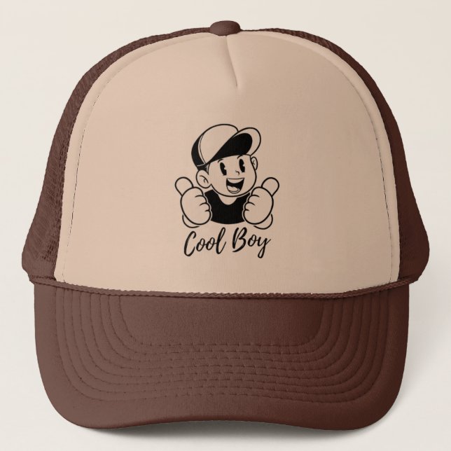 Boné Trucker Hats Personalizados no Zazzle: Personalize (Frente)