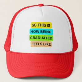 Boné Trucker Hred SO_IS_HOW_BEING_GRADUATED_FEE