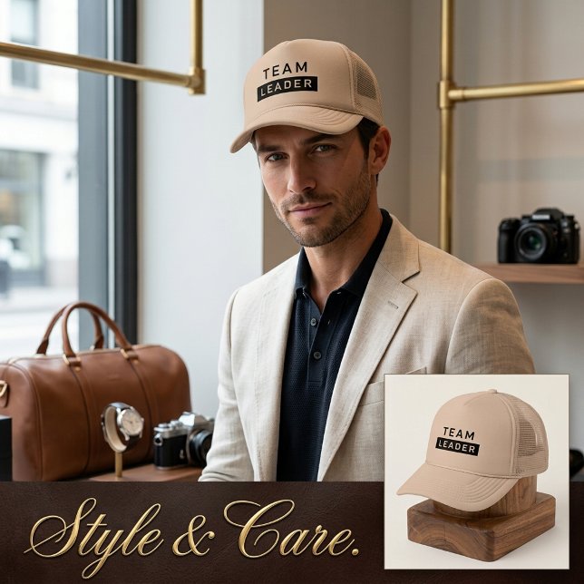 Boné Trucker Líder de Equipe Personalizado para Ev (Custom Team Leader Trucker Hat for Group Events)
