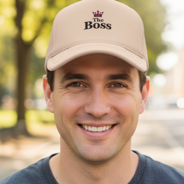 Boné Trucker Masculino The Boss Neutral Mesh (Criador carregado)
