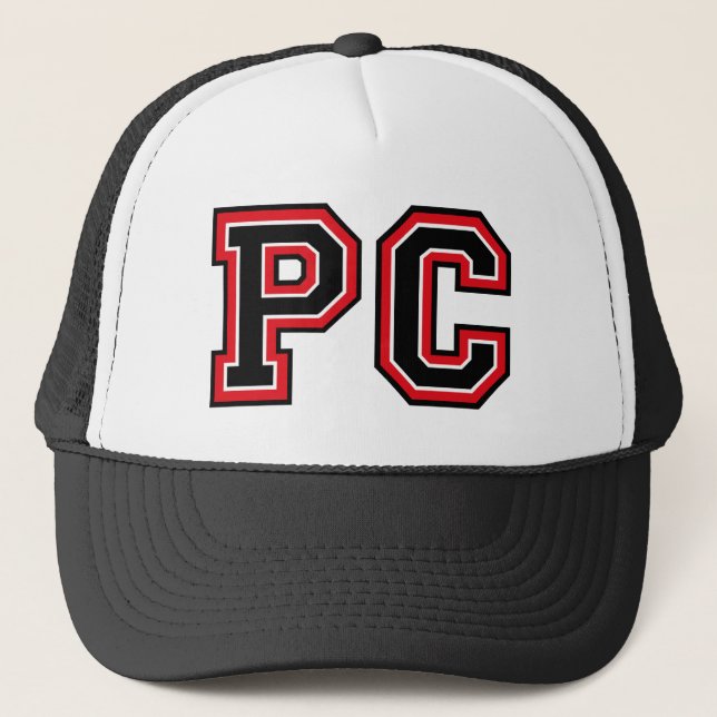 Boné Trucker Monograma "PC" (Frente)