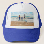 Boné Trucker Personalizado De Texto Fotográfico Que Fot<br><div class="desc">Chapéus personalizados de texto e fotos - Único seu próprio Design - Família personalizada/Amigos ou Trucker Hat / Gift - Adicionar seu texto e foto - Redimensionar e mover elementos com a ferramenta Personalização! Escolha a fonte / tamanho / cor ! boa sorte - Seja feliz :)</div>