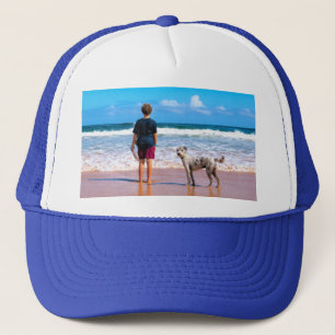 Boné Trucker Personalizado De Texto Fotográfico Que O