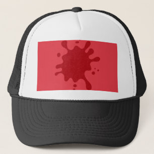 Boné Trucker Personalizado Vermelho Tomate Splash