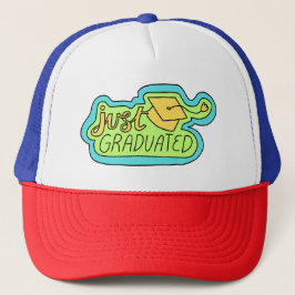 Boné Trucker que JUST_GRADUATED (experimente outras cor
