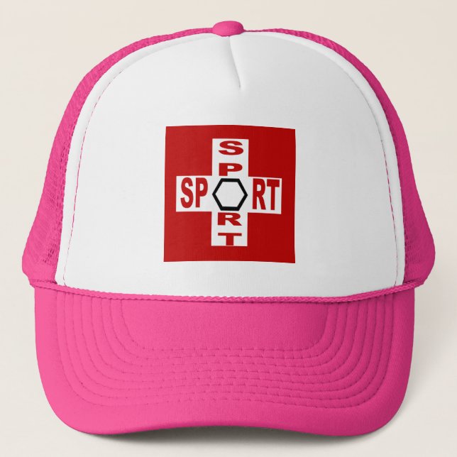 BONÉ TRUCKER   SUÍÇA DESPORTO (Frente)