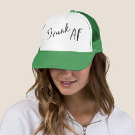 Boné Trucker Unissex com Logo Carvão Bêbado pra Ca