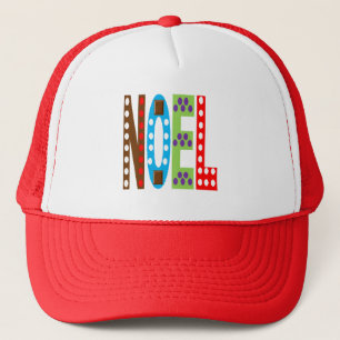 Boné Trucker vermelho NATAL CHOCOLATE BOMBONS