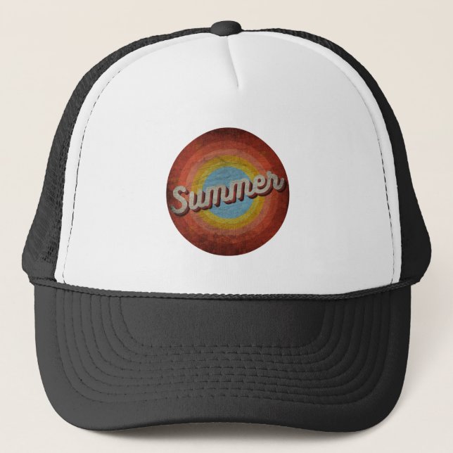 BONÉ TRUCKER VINTAGE DE VERÃO (Frente)