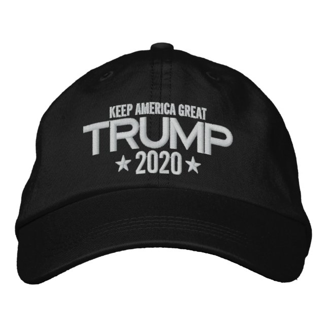 Boné Trump 2020 Keep America Excelente Hat - Black (Frente)