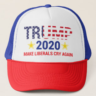 Boné Trump 2020, Trump 2020 Faça os liberais chorarem