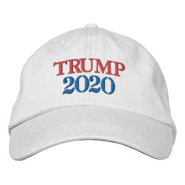 BONÉ TRUMP 2020 WHITE BASEBALL