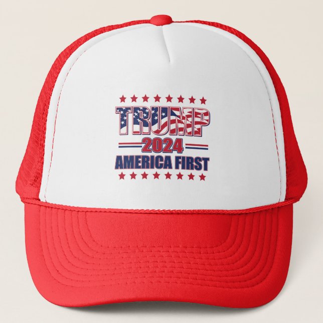 Boné Trump 2024 America First (Frente)