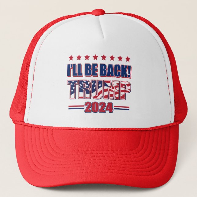 Boné Trump 2024Ill Be Back (Frente)
