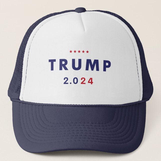 Boné Trump 2.0 2024 Trucker Hat (Frente)
