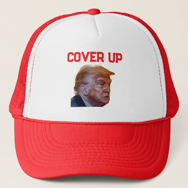Boné Trump Cover Up Trucker Hat (Frente)