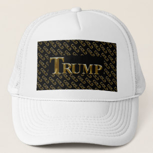 BONÉ TRUMP EUA DOURADO