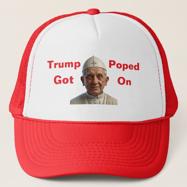 Boné Trump Got Poped On Trucker Hat (Frente)