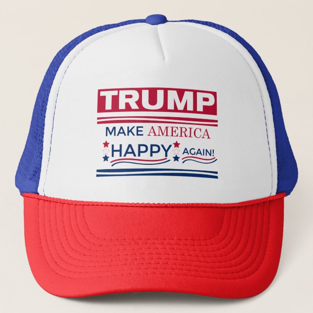 Boné Trump Torna a América Feliz novamente (Frente)