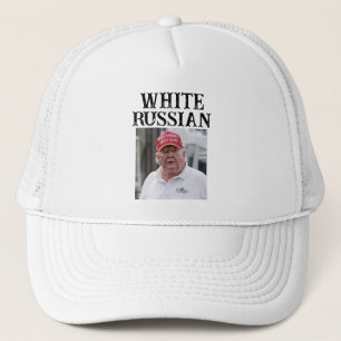Boné Trump/White Trucker Hat Russo