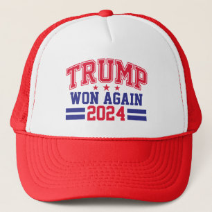 Boné Trump Won Novamente 2024