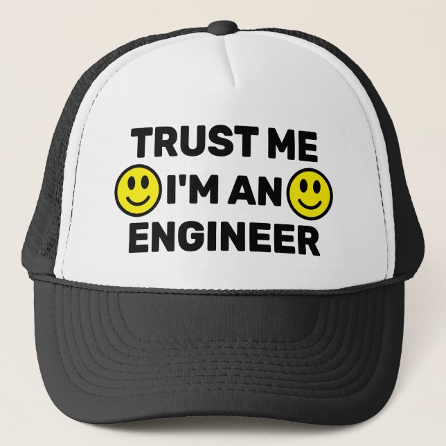 Boné Trust Me Trucker Hat (Customize It!) (Frente)
