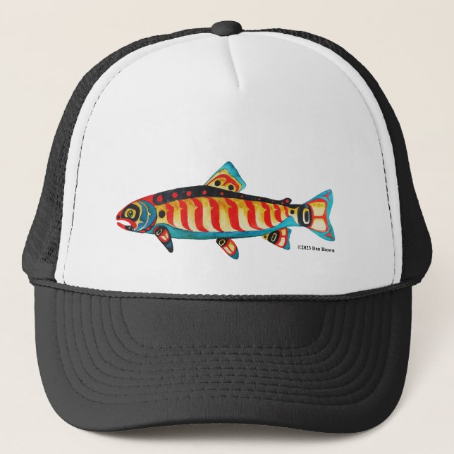 Boné Truta Costeira De Cutthroat; (Frente)