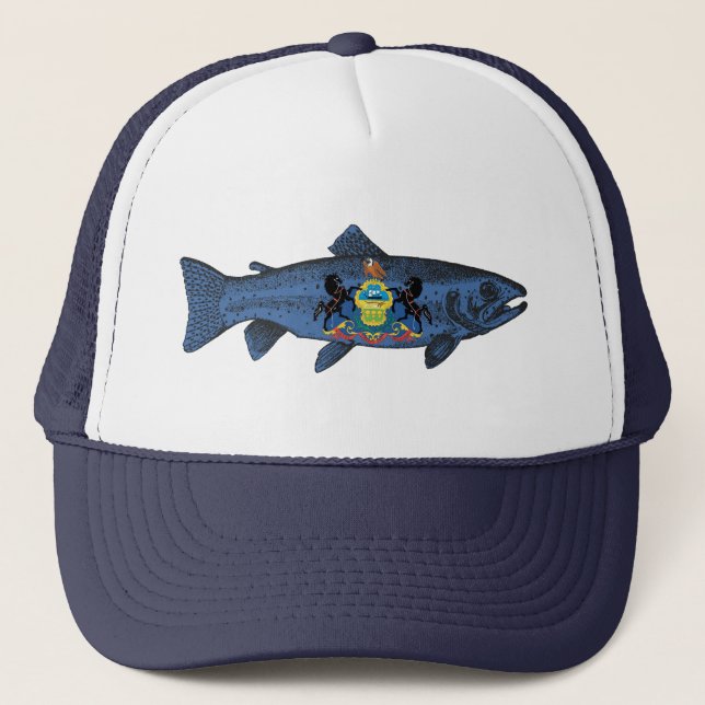Boné Truta da Pensilvânia Fish (Frente)