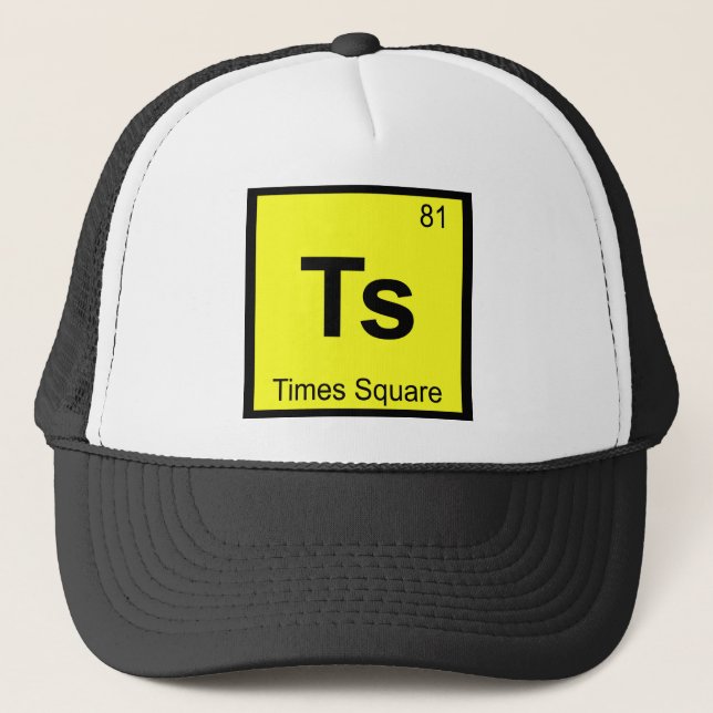 Boné Ts - Times Square Nova York Símbolo da Química (Frente)