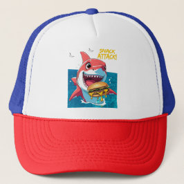 Boné Tubarão Snack Attack – Chapéu de Verão