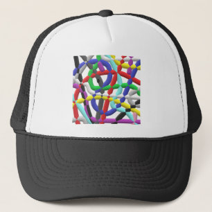 Boné Tubos entrelaçados
